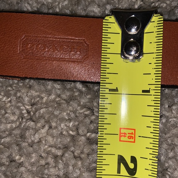 COACH GORGEOUS SIZE SMALL LEATHER BELT - Picture 7 of 8